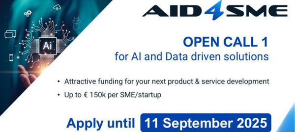 Nieuwe subsidie AID4SME_ tot €150.000 voor AI- en datagedreven innovaties in de industrie